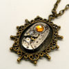 Steampunk jewelry. Steampunk watch necklace pendant. by slotzkin steampunk buy now online
