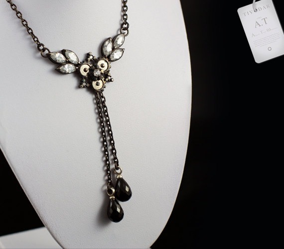 MECHANICAL LOVE - Biomechanical necklace, Gothic silver necklace, gothic necklace, steampunk necklace, Victorian necklace by TYVODAR steampunk buy now online