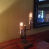 Industrial Lighting - Steampunk Lamp - Table Lamp - Edison Light - Vintage Light - Pipe Lamp - Bedside Lamp - Rustic Lighting - Loft light by UrbanIndustrialCraft steampunk buy now online