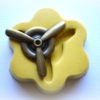 0812 Airplane Propeller Silicone Rubber Flexible Food Safe Mould Mold- polymer clay, resin, fondant, PMC, chocolate, candy, cupcake toppers by MasterMolds steampunk buy now online
