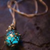 KAITHXBAI2016 SALE! Steampunk Silver Filigree Glow Pendant Locket With LED or Glow In The Dark Resin Orb, Now In 13 Colour Choices! by DarkOfTheMoonArts steampunk buy now online
