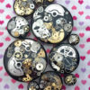 Steampunk Gear Plugs- 10mm,12mm,14mm,16mm,18mm,20mm,22mm,24mm,25mm,26mm,28mm,30mm,32mm,34mm,36mm,38mm,40mm,42mm,44mm,50mm by GeekyWears steampunk buy now online