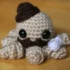 Amigurumi Octopi - Fun Octopus Dolls - Crocheted Steampunk Doll - Mustache & Top Hat - Hipster Octopus - Stocking Stuffer by dsgnGrl steampunk buy now online