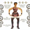 Steampunk Articulated Paper Doll Printable Craft Project by SparklebugCreations steampunk buy now online