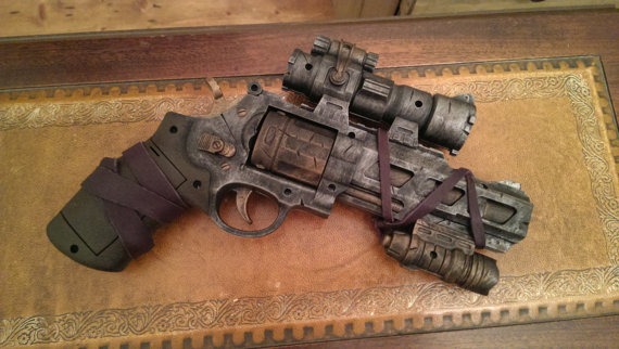STEAMPUNK gun, Revolver Mk.2, pistol ! For cosplay by IgnisFatuusBooks steampunk buy now online