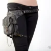Blaster 3.0 Black Leather Hip Bag by Jungle Tribe by JungleTribe steampunk buy now online
