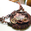 Copper wire wrapped Steampunk pendant by rainbowIVAart steampunk buy now online