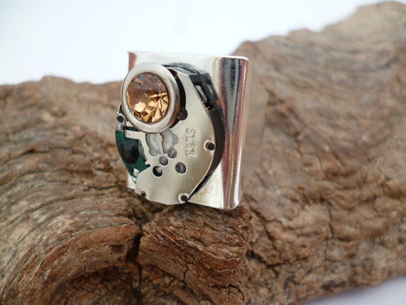 Square Steampunk Ring_SA001526_Steampunk Accessories_Rings_Gift Ideas by MultiStyle steampunk buy now online