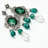 Chandelier Earrings,Crystal Green Post Earrings,Emerald Swarovski Briolette Pear Crystal,Steampunk Silver Filigree Bridal Jewelry,Long Post by MartakyArt steampunk buy now online Chandelier Earrings,Crystal Green Post Earrings,Emerald Swarovski Briolette Pear Crystal,Steampunk Silver Filigree Bridal Jewelry,Long Post by MartakyArt steampunk buy now online