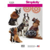 Steampunk Pet Costumes Sewing Pattern - Simplicity 1031 Sewing Pattern - Sizes S -M -L by SunshineRd steampunk buy now online