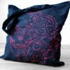 Skull Steampunk canvas bag, Reusable black hand painted shopping bag, Goth bag by KropkaDesign steampunk buy now online