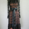 Bite Me - 1970's - Black Lace - Mollie Roberts - Party Dress - Little Black Dress by NoGritNoGlory steampunk buy now online