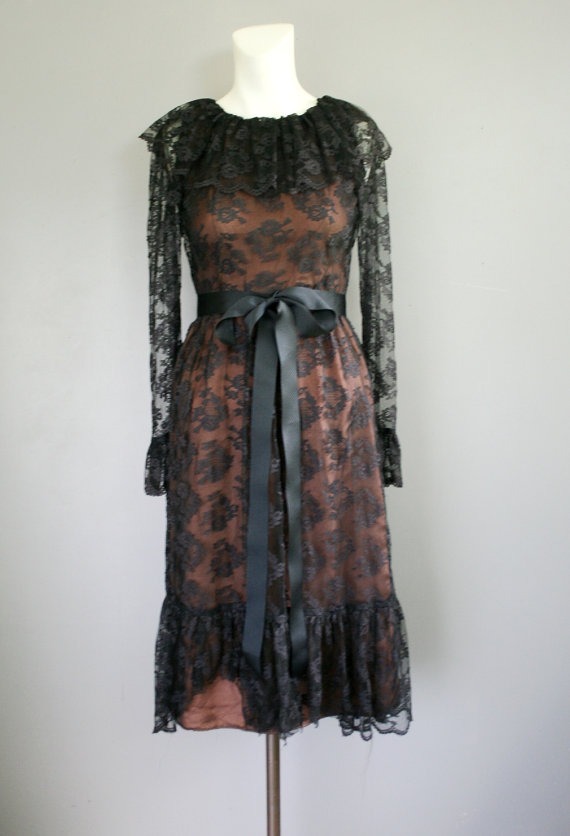 1970s little black dress