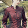 EDWARDIAN STYLE JACKET - Taffeta: Wine and Purple, Last few! by TheDarkAngelSALE steampunk buy now online