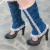 Steampunk and victorian Gaiters with lace, Spats fashion accessories by TheIronRing steampunk buy now online