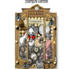 Steampunk Oddities Cabinet Valentine Card Printable download DIY collage sheet craft project perfect for Valentines day by Raidersofthelostart steampunk buy now online