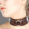 Made to Order- Steampunk Leather Bondage Collar with Welded O Ring- Pick Your Colour- Neon- BDSM, Festival, Burning Man, Kink, Fetish by KendallMade steampunk buy now online
