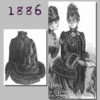Damask Mantle for a Bustle Dress -Victorian Reproduction PDF Pattern - 1880's - made from original 1886 La Mode Illustrée pattern by RepeatedOriginals steampunk buy now online