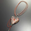 Valentine's heart Steampunk pendant Mechanical heart Red heart necklace by AlmostRealFlowersArt steampunk buy now online