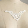 Ivory Venice Lace Mini Applique Collars / Bridal Lace / Small Black Venise Lace Collars / Lace Necklace by CraftCabaret steampunk buy now online