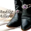 Purple Rhinestone Boot Chains Silver Boot Jewelry Steampunk Foot Jewerly Boot Bracelets by AnkletAllure steampunk buy now online Purple Rhinestone Boot Chains Silver Boot Jewelry Steampunk Foot Jewerly Boot Bracelets by AnkletAllure steampunk buy now online