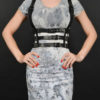 Cage 3.0 woman leather harness by Atomfashion steampunk buy now online