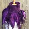 Woodland Felted scarf-silk scarf - purple scarf - gothic scarf- woodland scarf- bohoscarf-winter scarf-silk scarf-gift for her by folkowl steampunk buy now online Woodland Felted scarf-silk scarf - purple scarf - gothic scarf- woodland scarf- bohoscarf-winter scarf-silk scarf-gift for her by folkowl steampunk buy now online
