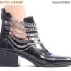 SALE . STEAMPUNK Boots 90s Black Chelsea CHAINS Western Ankle Boots Vintage Vegan Faux Leather Wide Fit Half Booties Us women 10.5, Uk 8, E by Taibaka steampunk buy now online SALE . STEAMPUNK Boots 90s Black Chelsea CHAINS Western Ankle Boots Vintage Vegan Faux Leather Wide Fit Half Booties Us women 10.5, Uk 8, E by Taibaka steampunk buy now online