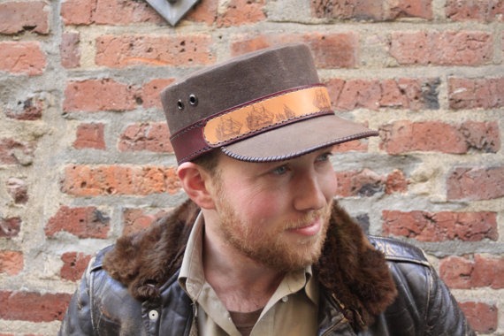 Mariners Leather Cap by OjalaGear steampunk buy now online