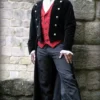 Velvet Pirate / Period Style Mans Coat - ALL BLACK - Chest 40" by CarriAngelStudios steampunk buy now online Velvet Pirate / Period Style Mans Coat - ALL BLACK - Chest 40" by CarriAngelStudios steampunk buy now online