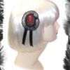 Skull Cameo Hair Accessory, Brooch, Gothic, Steampunk by emeraldangel steampunk buy now online