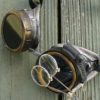 Steampunk Victorian Goggles Glasses AVIATOR Time Travel Crazy Scientist's Oculo-Vision Tool---slvgld by oldjunkyardboutique steampunk buy now online