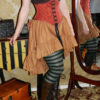 Custom Made -- Mini Cecilia Skirt in Cotton -- Made in Your Size and Color Choice by VeneficaCorsetry steampunk buy now online