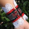 Love Bite Ribbon Cuff Bracelet by farfrumplainjane steampunk buy now online