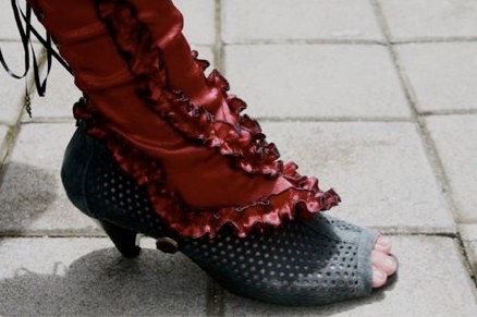 Ruffle Spats by PhoenixFeathersShop1 steampunk buy now online
