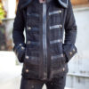 MENS JACKET- XXL, Black Jacket, Steampunk, Pirate Jacket, Mens Clothing, Burning Man, Victorian, Buckaneer Jacket, by KelseysCreationsShop steampunk buy now online