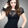 Gypsy blouse lace black goth boho puffy sleeves medieval vampire by PaperCatsPL steampunk buy now online