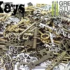 Set 85gr. - Gothic KEYS Beads Mix - 30-40 units - sizes 1-7.5cm - Steampunk set by GreenStuffWorld steampunk buy now online