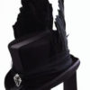 Victorian Gothic Steampunk raven winged black top hat by Blackpin steampunk buy now online