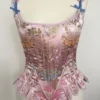 18th Cosret Stays Dupioni Silk Boned Rococo Marie-Antoinette Burlesque Baroque French by BonnieInDisguise steampunk buy now online