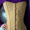 Vintage cotton halfbust steel-boned authentic heavy corset, different colors. Gothic, steampunk, historical Victorian, prom corset by Corsettery steampunk buy now online