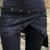 Mini Pixie skirt, Goa, Steampunk, Psy, Belt skirt, wrap skirt by KimamaShop steampunk buy now online