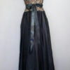 1950-1960's - Black lace and taffeta formal - Nude illusion - Meta zipper - Steampunk by NoGritNoGlory steampunk buy now online