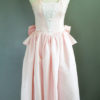 Gunne Sax Circa 1980s - Pink Taffeta - Party Dress - Prom - Wedding - Peplum by NoGritNoGlory steampunk buy now online