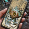 Steampunk phone case - iPhone 7 case iPhone 6 case - Steampunk - Zombie Horror phone case - Eye - Mutations - Steampunk gift - 3D phone case by FamilySkinersStyle steampunk buy now online