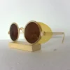 Round Eye Sunglasses Goggles w Side Caps Steampunk Motor Rider Expedition Hippie FREE SHIPPING NOS New Old Stock Fun Gift Idea by EyeGlassesFrames steampunk buy now online
