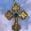 Bullet Jewelry Cross Pendant! Super Cute! Made With a CBC 45 Auto Bullet Casing and Swarovski Crystal. Light Weight Great Fashion Bling! by CraftyDadWorkshop steampunk buy now online