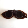 Vintage French Flip-Up Double Lens Aviator Goggles / Moto Goggles / Welding Goggles by LeVieuxSalon steampunk buy now online