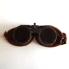 Vintage French Flip-Up Double Lens Aviator Goggles / Moto Goggles / Welding Goggles by LeVieuxSalon steampunk buy now online Vintage French Flip-Up Double Lens Aviator Goggles / Moto Goggles / Welding Goggles by LeVieuxSalon steampunk buy now online