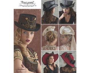 Simplicity Sewing Pattern 8361 Hats in Three Sizes by KlinesCorner steampunk buy now online